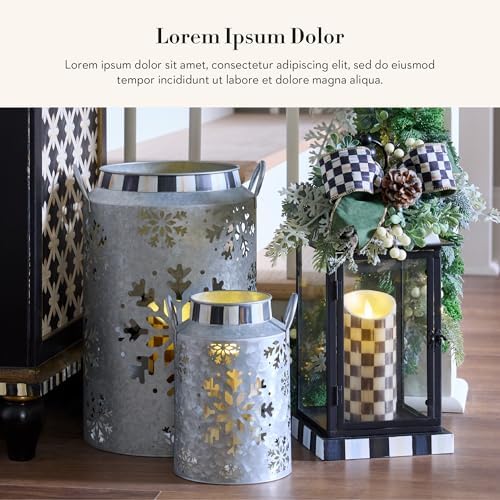Snowflake Candle Lantern