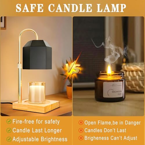 NELICOND Flameless Timer Candle Warmer Lamp