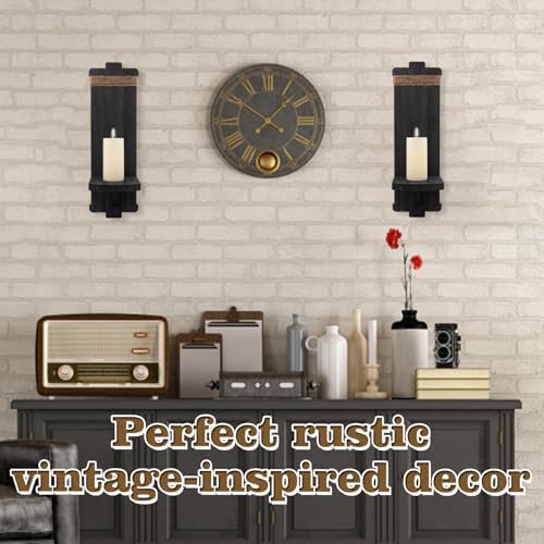 Vibrant farmhouse wall decor candle scones