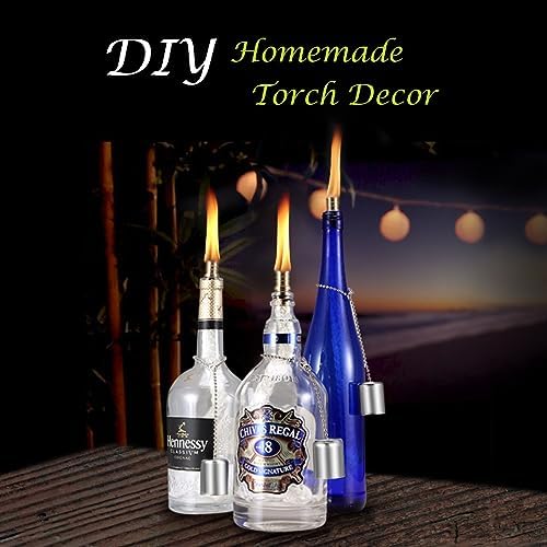 Lanmu Wine Bottle Torch Wicks Outdoor Lights Kit