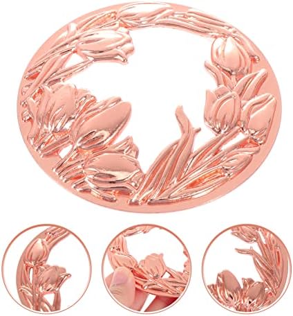 VOSAREA Candle Shade Topper Rose Gold Metal Shade for Jar Candles