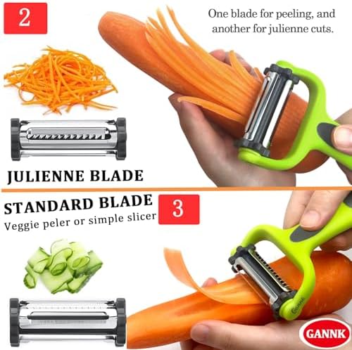 3-in-1 Flexible Vegetable Fruit Peeler