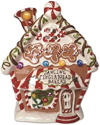 Blue Sky Clayworks Dancing Gingerbread Bakery Candle House Multi 1840