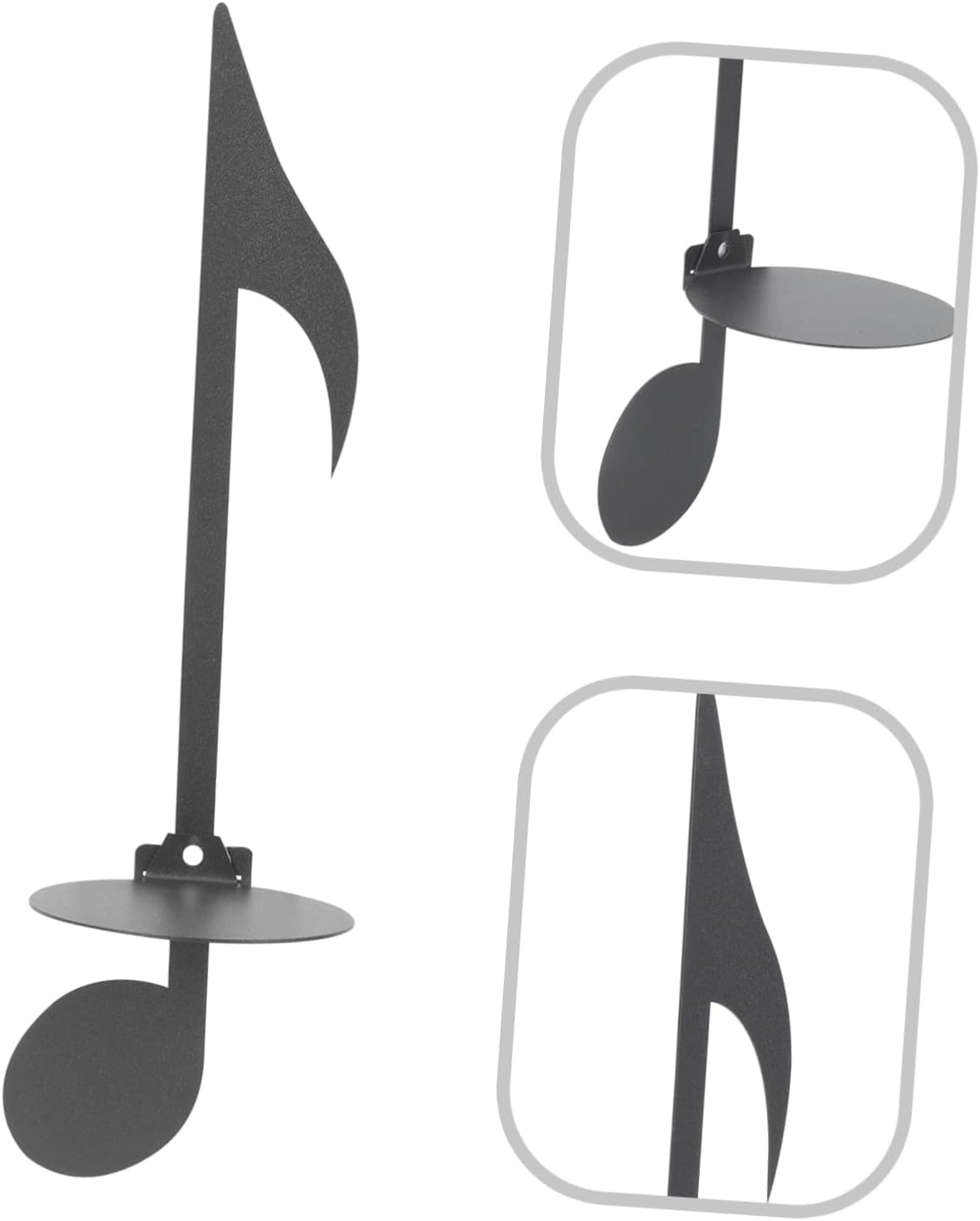 Aboofan Wall Candle Holder Decor Music Note