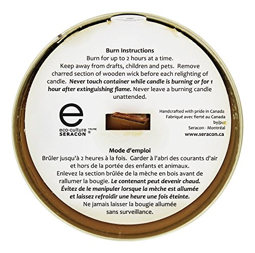 Natural Maple Wick - Eco-Friendly Candle Tin