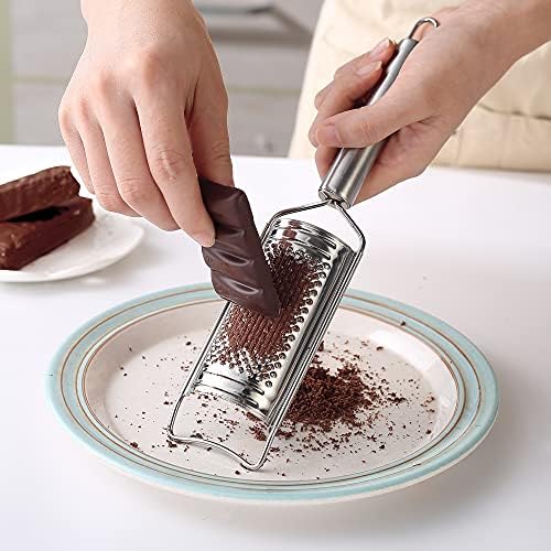 Stainless Steel Cheese Grater Set with Brush