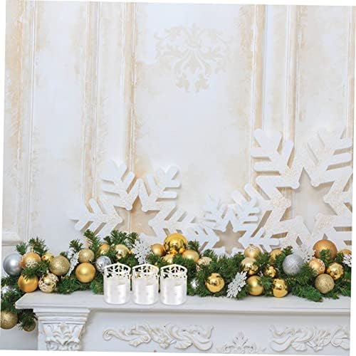 50-Piece Christmas Snowflake Candle Lampshade Decor