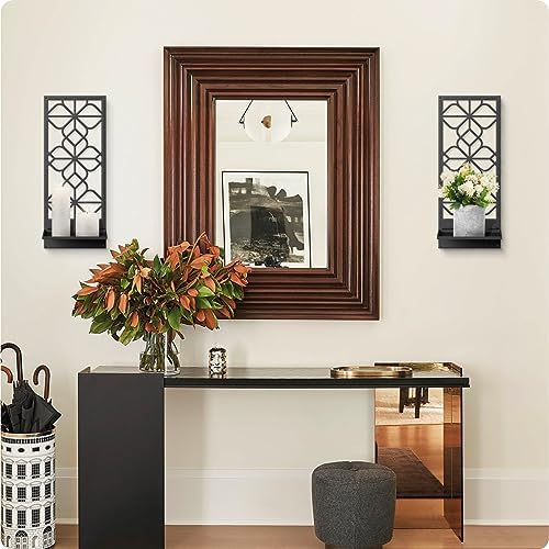 Black Metal Wall Decor Set 2-Pack