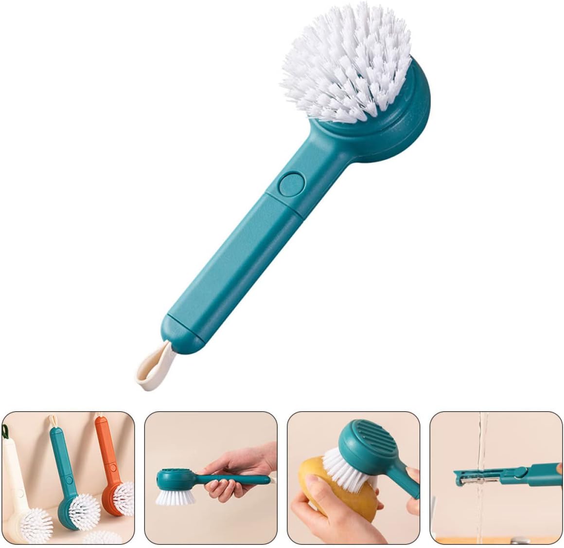 Stainless Steel Peeler Brush - Kitchen Cleaner for Veggies