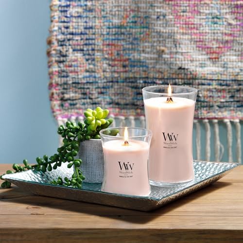 WoodWick Vanilla Sea Salt Scented Medium Hourglass Candle