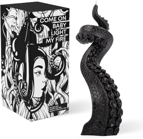 Beyond Spooky Lidy Black Candle Octopus Tentacle