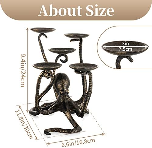 Sziqiqi Gothic Octopus Candle Holder
