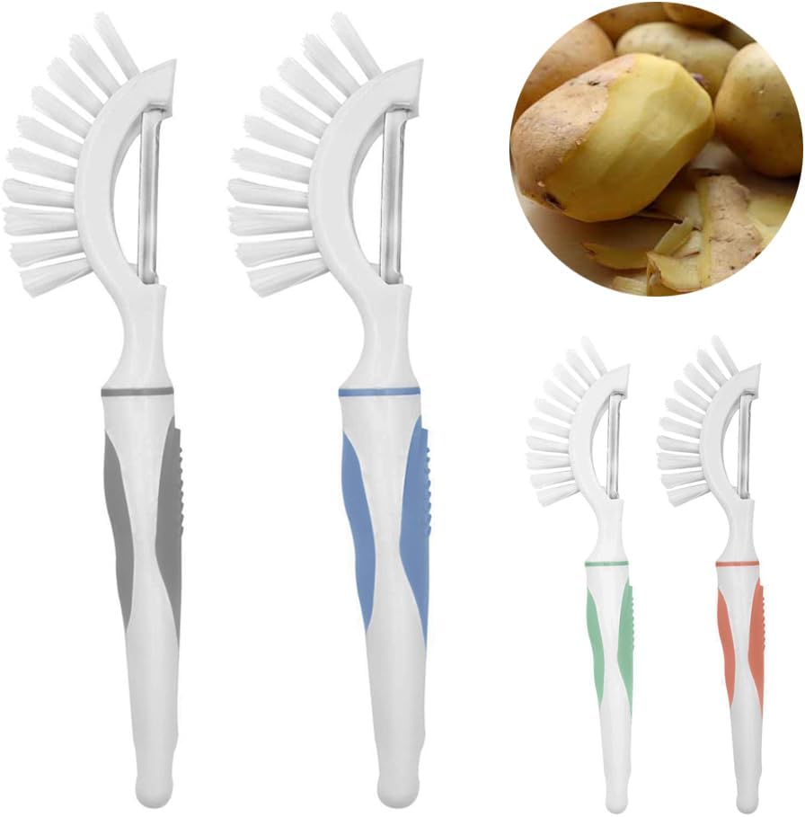 Durable 2-Pack Vegetable Cleaning Set with Precision Blue