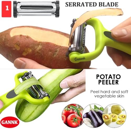 3-in-1 Flexible Vegetable Fruit Peeler