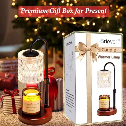 Briever Dimmable Candle Warmer Lamp Adjust Height