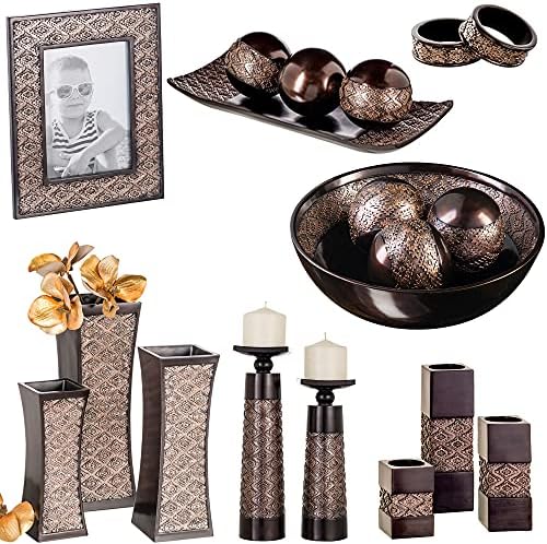 Creative Scents Pillar Candle Holder Set