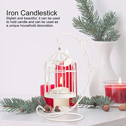 Unique Iron Leaf Candle Holder for Home Decor Lighting