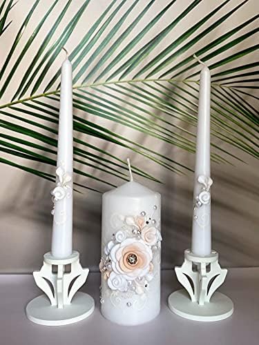 Elegant Wedding Candle Set