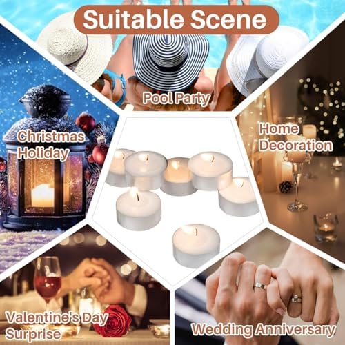Small Stylish Tea Lights for Home and More