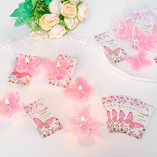 KBTDYHYY 50-Set Butterfly Baby shower Party Favors