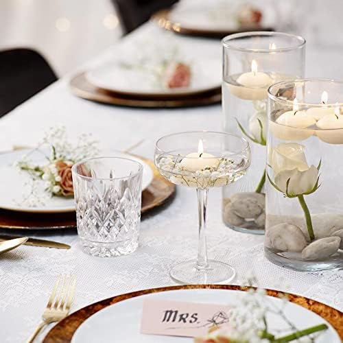 BOLSIUS 175 White Floating Candles Set of 40 - Elegant Party Accessories