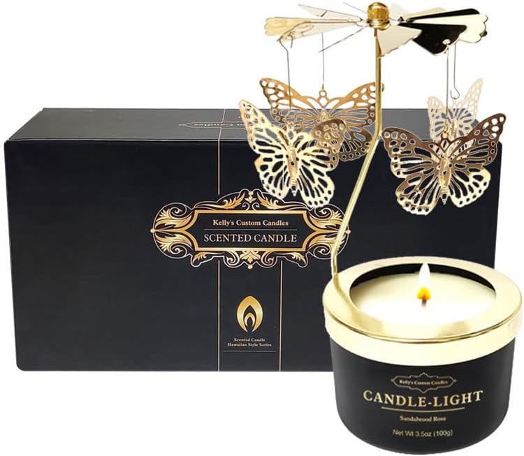 Elegant Butterfly Candle Gift for Women