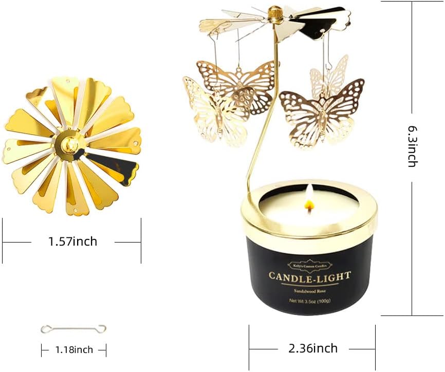 Elegant Butterfly Candle Gift for Women