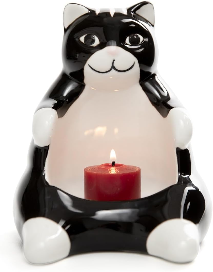 Ceramic Cat Den bowl - Tealight holder key dish