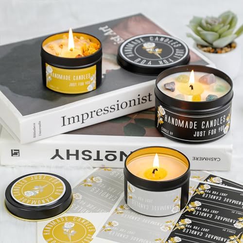 Connoo 24-Piece Candle Tins