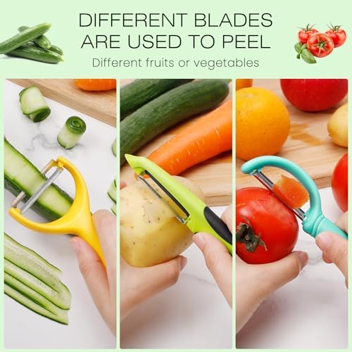 Senbowe 6PCS Stainless Steel Veggie Peeler Set 1