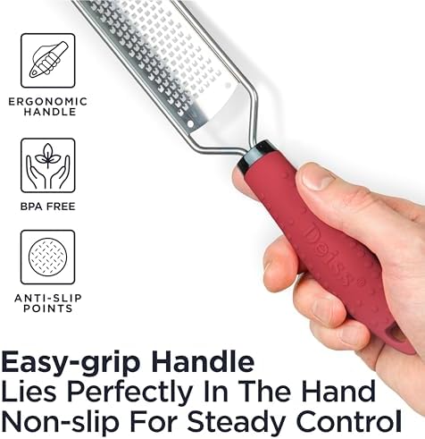 Deiss PRO Lemon Zester Cheese Grater