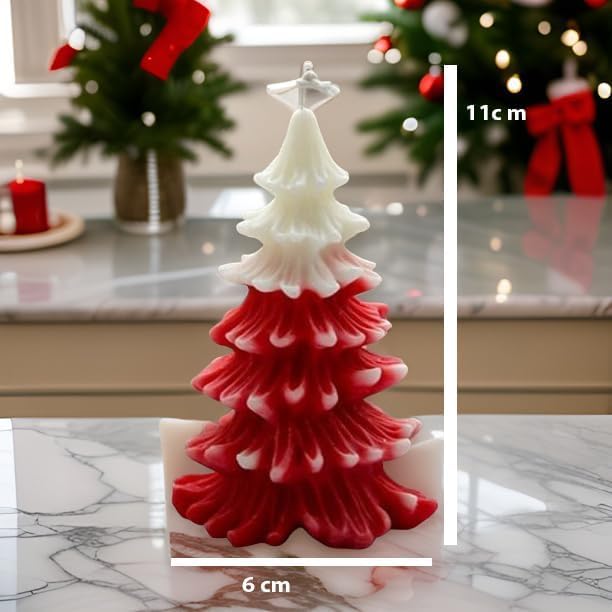 Eco-Friendly Christmas Tree Candle