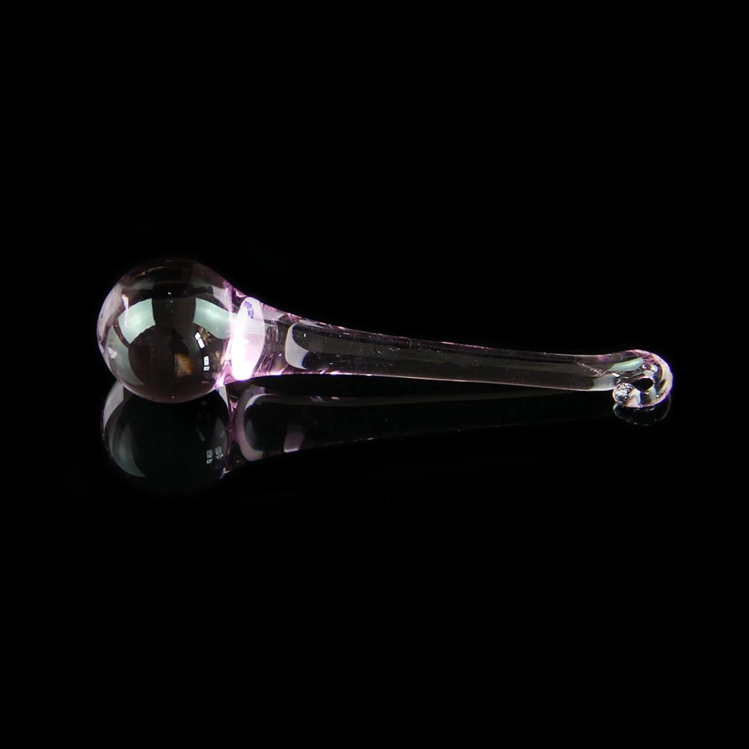 MyMEO 14pc Pink Glass Icicle Crystal Drop Pendants Chandelier