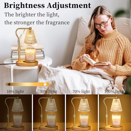 Adjustable Candle Warmer Lamp for Scented Jars