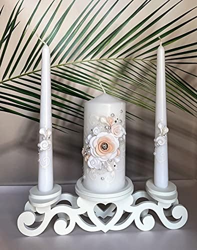 Elegant Wedding Candle Set