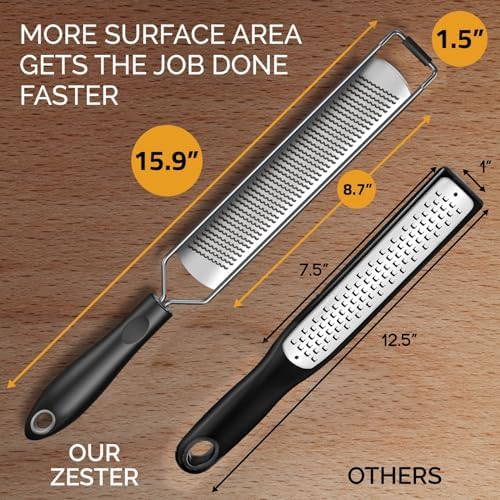 Grace Grind Premium Lemon Zester Grater