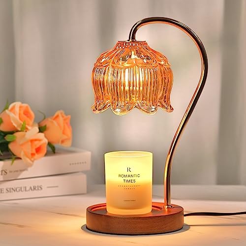 Funistree Dimmable Flower Candle Warmer Lamp with Timer
