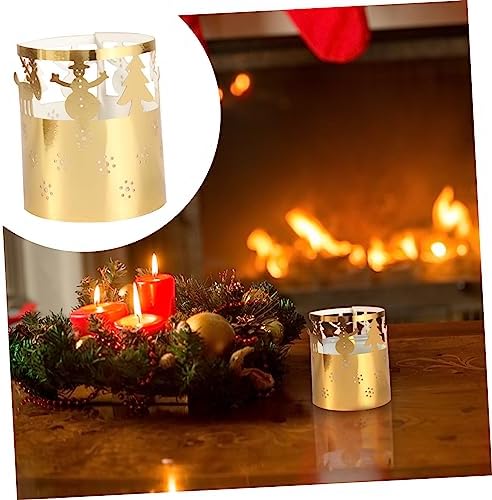 RORPOIR 50-Piece Christmas Candle Lampshade Decorations