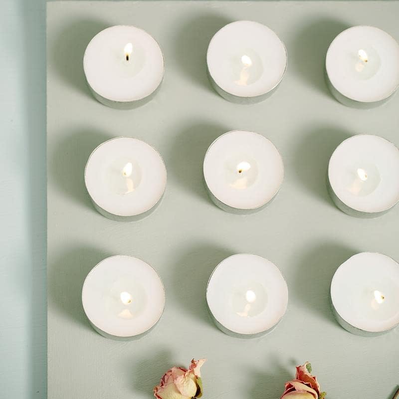 Bolsius 70-Count White Votives - Perfect Choice Small 6-Hr Burn
