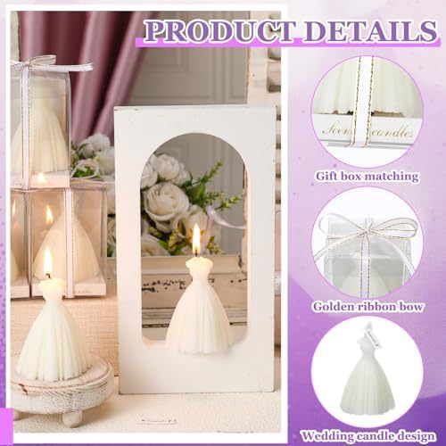 6-Pack Wedding Candle Set