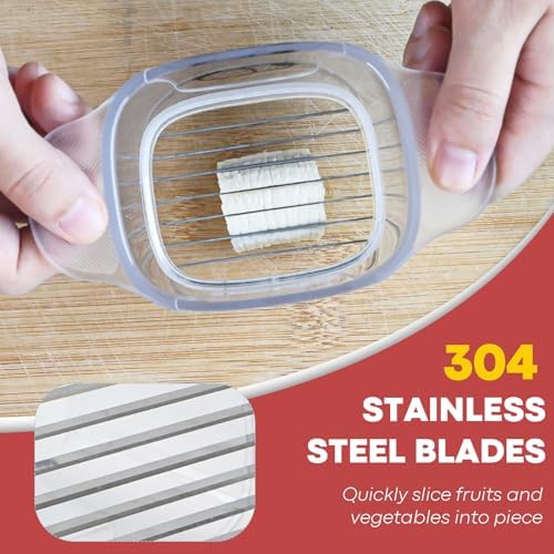Premium Fruit Slicer with Brush