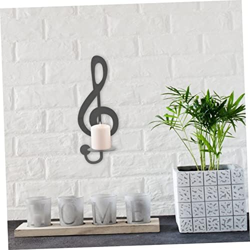 Zerodeko Music Note Wall Candle Holder Decor
