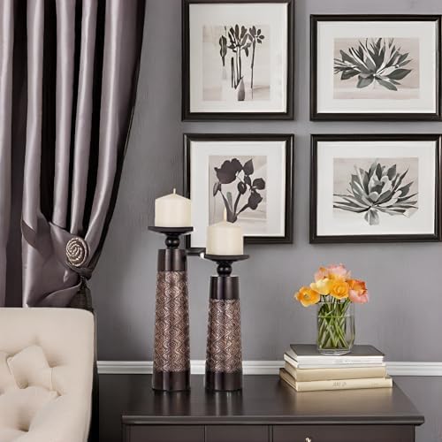Creative Scents Pillar Candle Holder Set