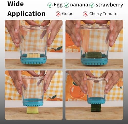 Strawberry Slicer Fruit Cutting Cup