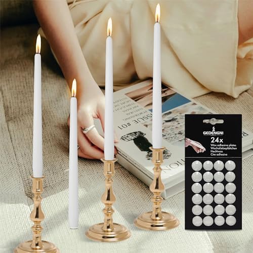 Gedengni Taper Candle Wax Dots - White