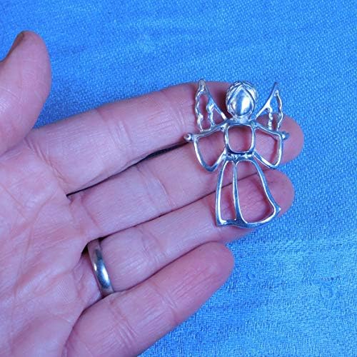 Set of 3 Angel Candle Pins Unique Candle Jewelry