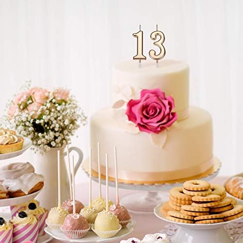 13th Birthday Magic Celebrating a Special Year with Nuanchus 354inch Birthday Candles Topper