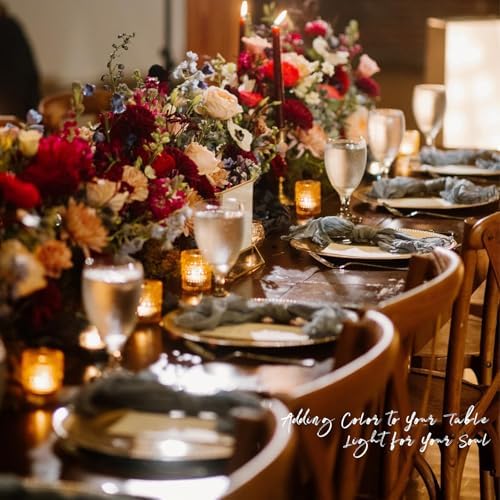 TRIRITE 24-Piece Clear Glass Votive Candle Holders
