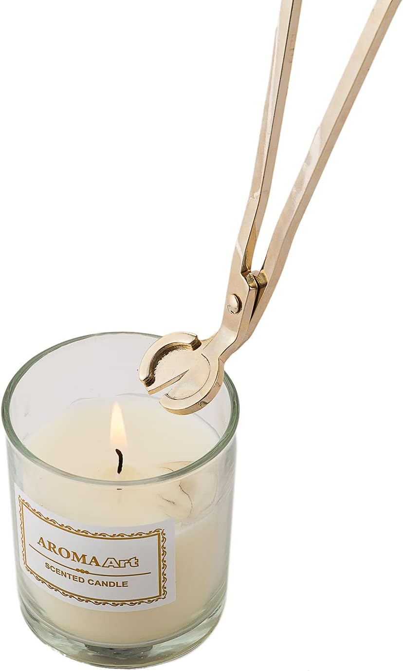 Candle Wick Trimmer Long Handle Stainless Steel Wick Clipper Set