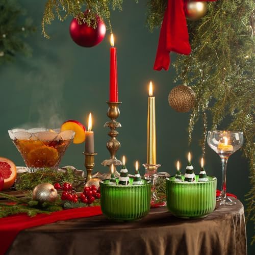 2-Piece Christmas Aspen Scented Tree Candle Set
